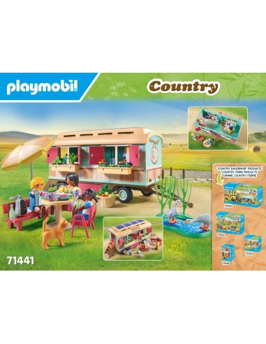 Playmobil - Vagone Cafè con Giardino