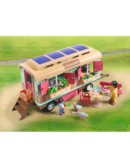 Playmobil - Vagone Cafè con Giardino