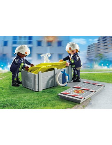 Playmobil - Materasso di Salvataggio dei Pompieri