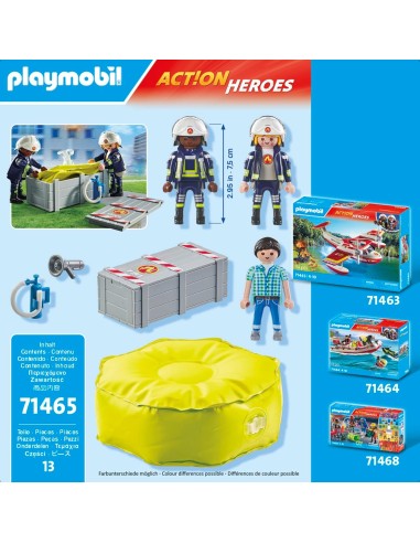 Playmobil - Materasso di Salvataggio dei Pompieri