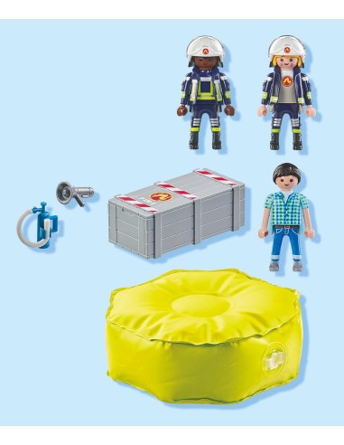 Playmobil - Materasso di Salvataggio dei Pompieri