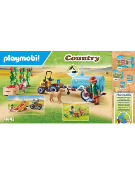 Playmobil - Trattore con Rimorchio e Cisterna