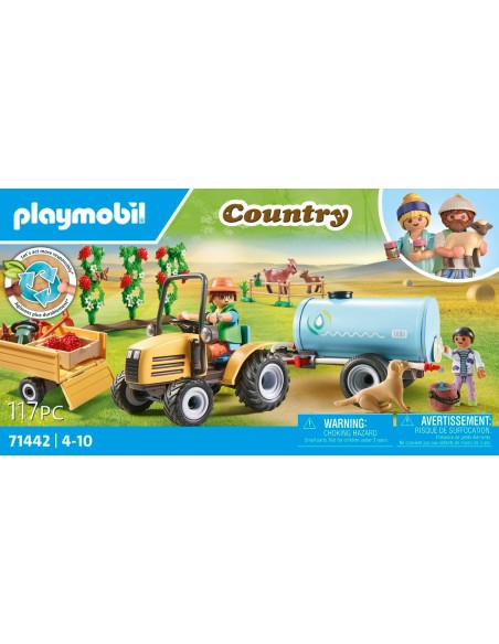 Playmobil - Trattore con Rimorchio e Cisterna