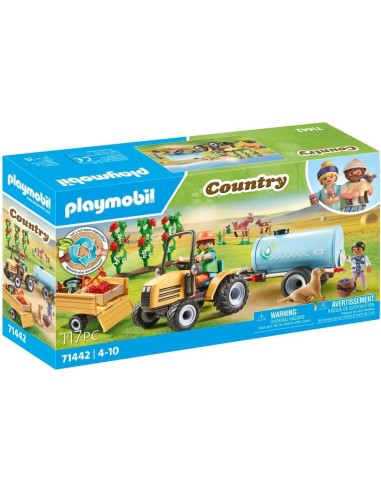 Playmobil - Trattore con Rimorchio e Cisterna