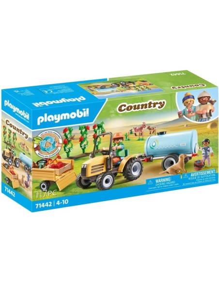 Playmobil - Trattore con Rimorchio e Cisterna