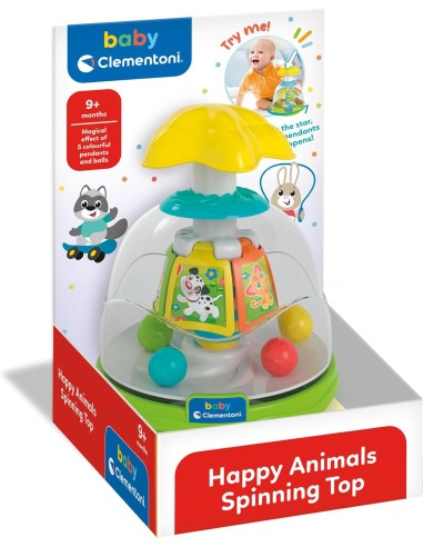 Happy Friends Spinning Top - Trottola con Animali