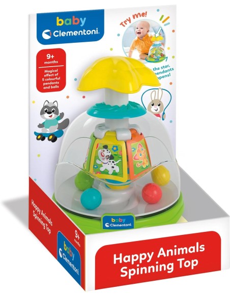 Happy Friends Spinning Top - Trottola con Animali
