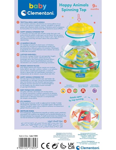 Happy Friends Spinning Top - Trottola con Animali