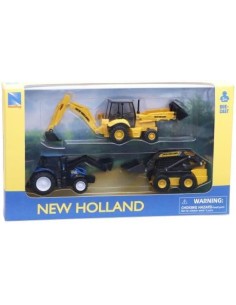 New Ray -  Die Cast New Holland Play Set 3 pezzi