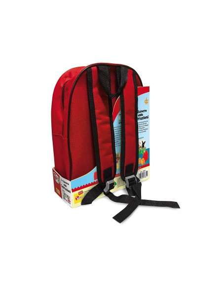 BING Zainetto baby blocks rosso