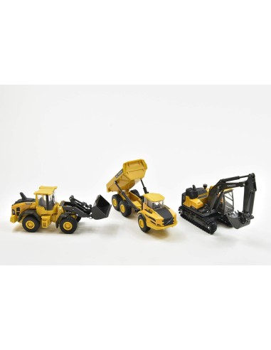 New Ray -  Mini Diecast Volvo Playset 3 pezzi