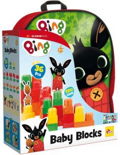 BING Zainetto baby blocks rosso