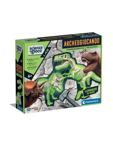 Archeologicando - T-rex e Triceratopo