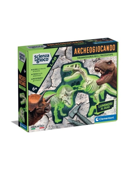Archeologicando - T-rex e Triceratopo