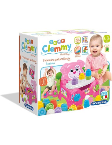 Poltroncina portamattoncini rosa