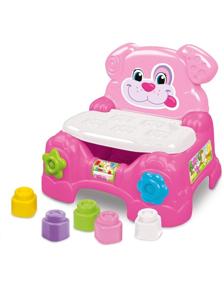 Poltroncina portamattoncini rosa