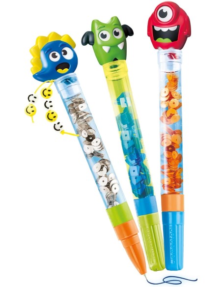 Idea Clementoni Create Your Monster Pen - Crea la Tua Penna