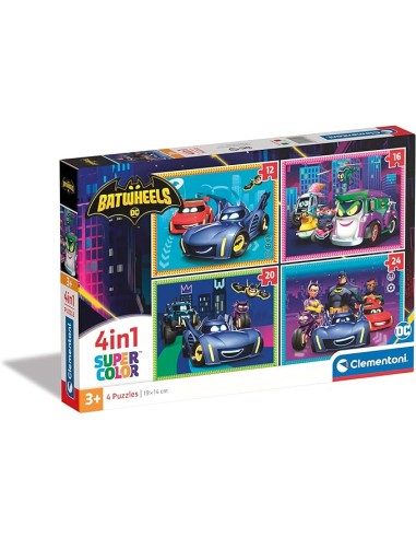 Puzzle 4 in 1 Batwheels