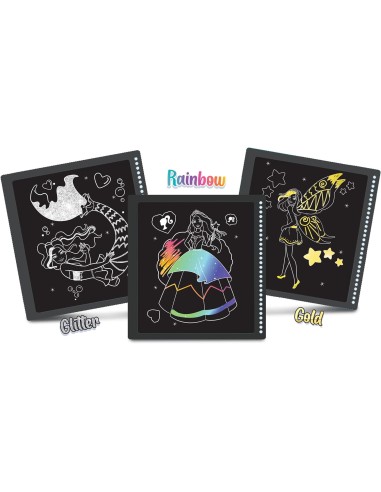 Lisciani - Barbie sketchbook mer-mazing scratch...