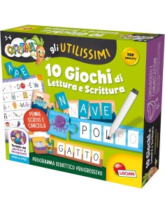 Carotina gli Utilissimi - 10 giochi di Lettura e Scrittura