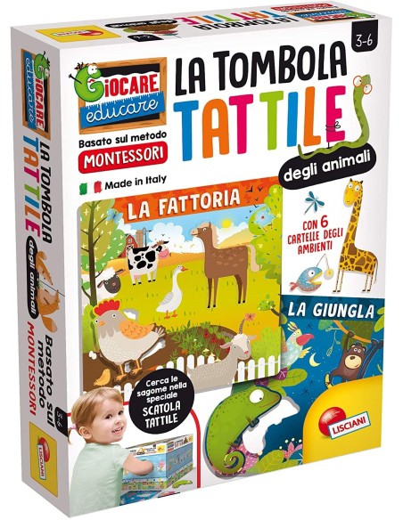 Montessori Plus Tombola Tattile Degli Animali
