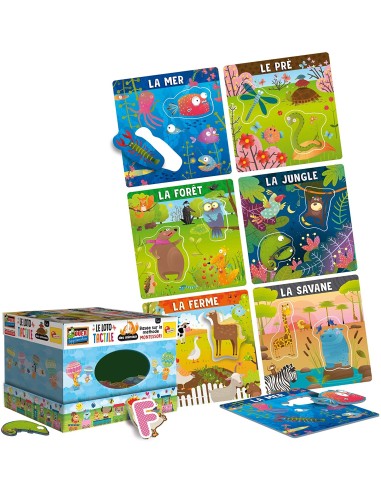 Montessori Plus Tombola Tattile Degli Animali