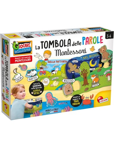 Montessori Maxi Tombola Lettere E Parole 
