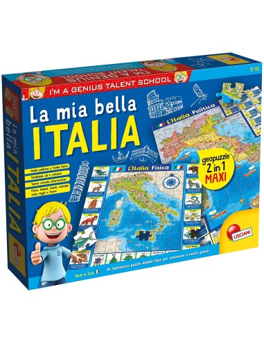 I'm genius geopuzzle la mia bella italia