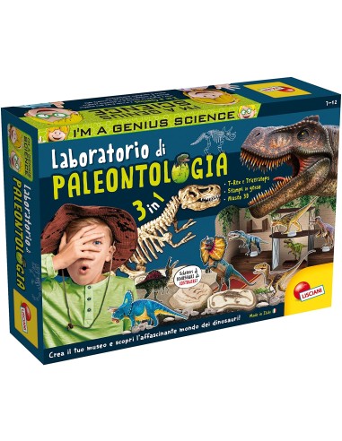 I'm a genius laboratorio di paleontologia