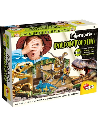 I'm a genius laboratorio di paleontologia