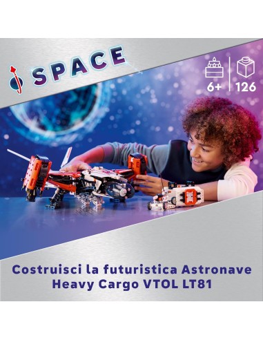 Lego Technic Space - Astronave Heavy Cargo VTOL...