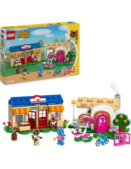 Lego Animal Crossing - Bottega di Nook e casa di Grinfia