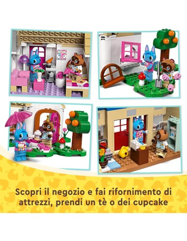 Lego Animal Crossing - Bottega di Nook e casa...