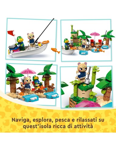 Lego Animal Crossing - Tour in barca di Remo