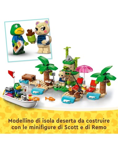 Lego Animal Crossing - Tour in barca di Remo