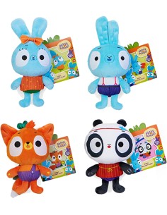 brave bunnies peluche 25cm ass.to in vassoio