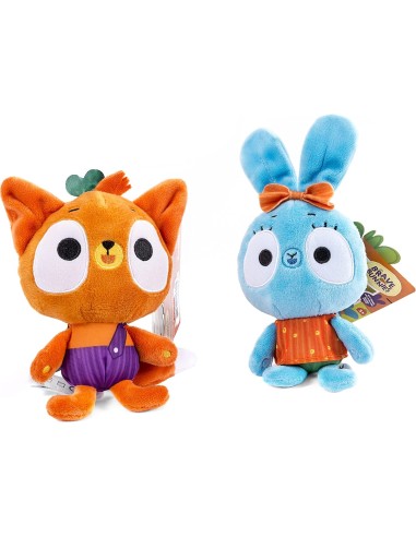 brave bunnies peluche 25cm ass.to in vassoio