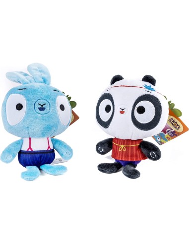 brave bunnies peluche 25cm ass.to in vassoio