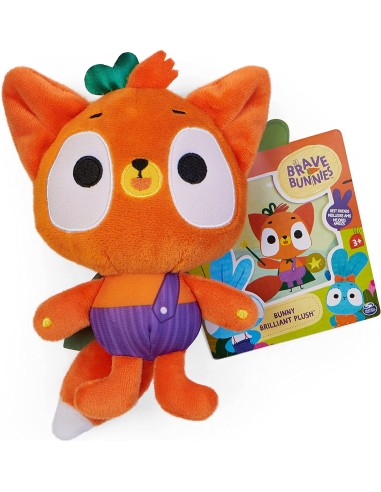 brave bunnies peluche 25cm ass.to in vassoio