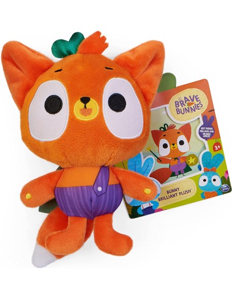 brave bunnies peluche 25cm ass.to in vassoio