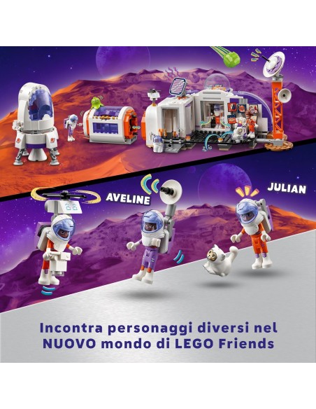 Lego Friends Space - Base spaziale su Marte e razzo 
