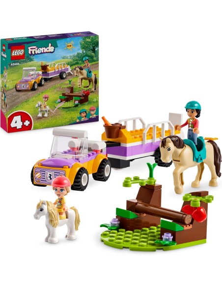 Lego Friends - Rimorchio con Cavallo e Pony