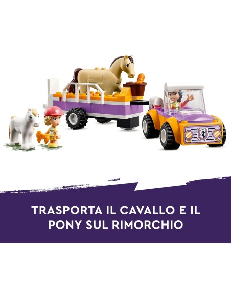 Lego Friends - Rimorchio con Cavallo e Pony