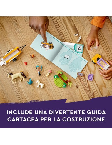 Lego Friends - Rimorchio con Cavallo e Pony
