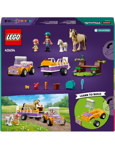 Lego Friends - Rimorchio con Cavallo e Pony