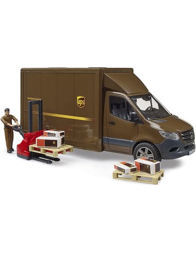 Bruder - Camion UPS con Personaggio Corriere
