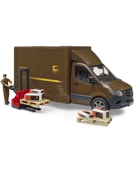 Bruder - Camion UPS con Personaggio Corriere