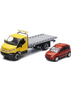 New Ray - 1:36 Iveco Daily Tow Truck Yellow Cab + 1:43...
