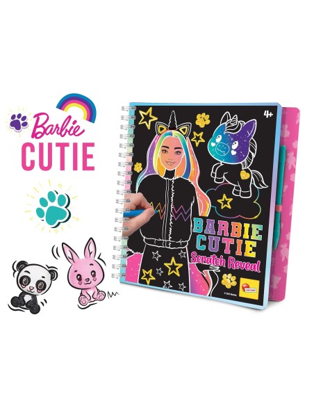 Lisciani - Barbie Sketchbook Cutie Scratch Reveal