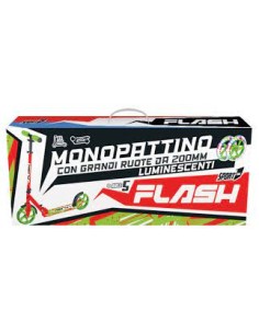 Scooter Flash ruote 200mm con Luci 2